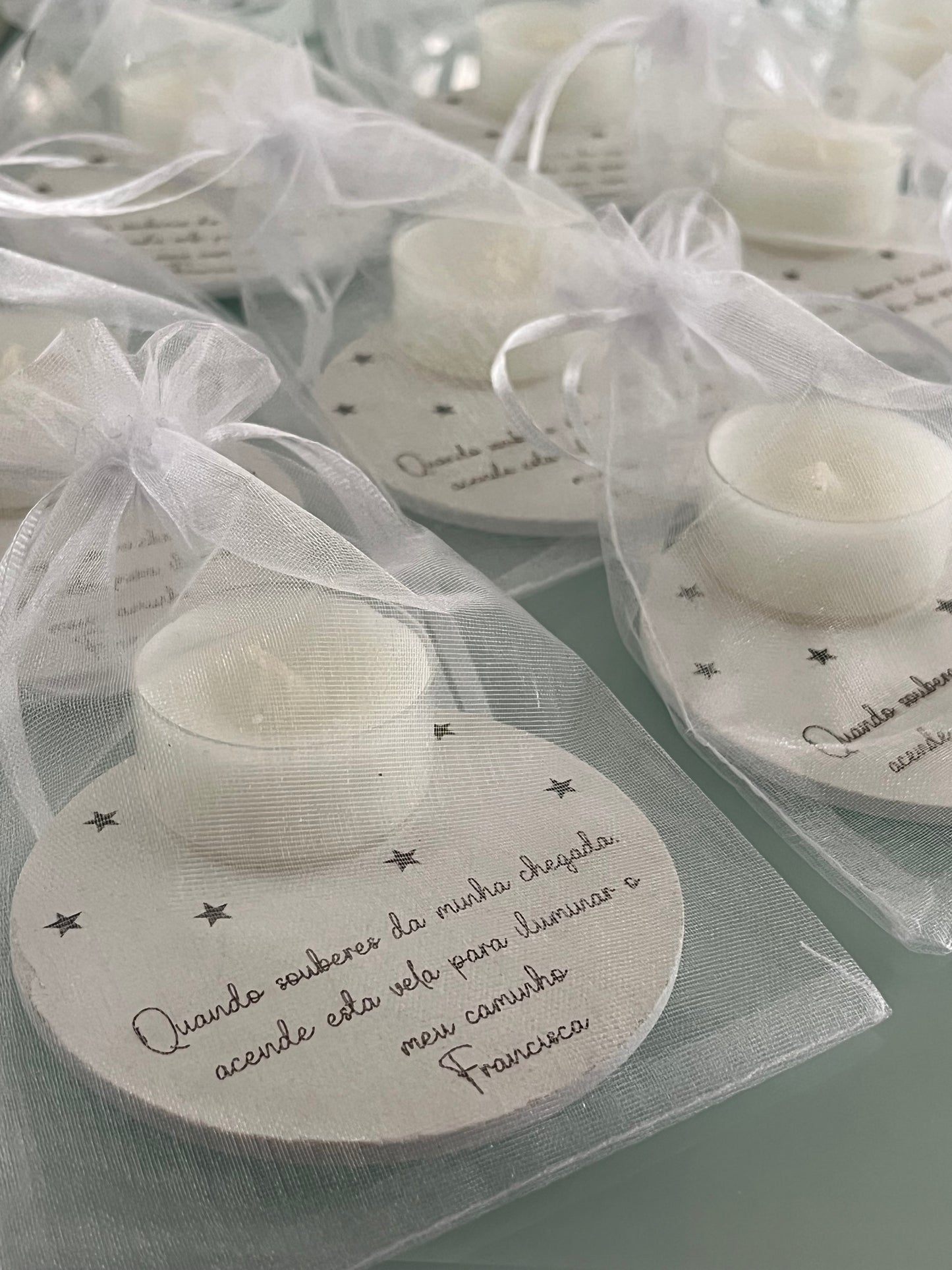 Vela com Base Personalizada em Madeira | LOV The Label