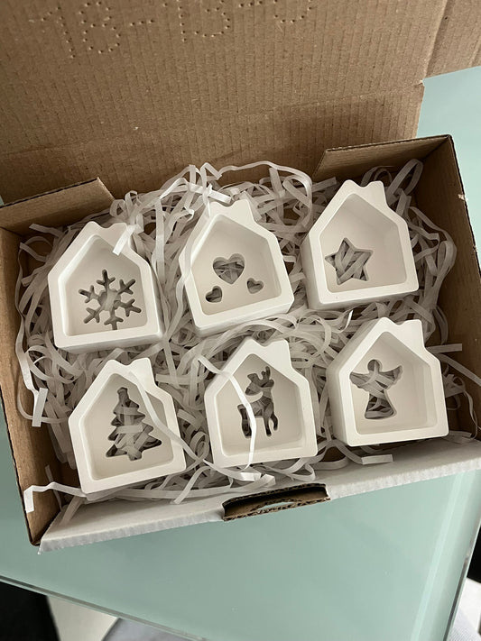 Casinhas Natal em Cerâmica Perfumada + Oferta - Coleção de Natal - Lov The Label