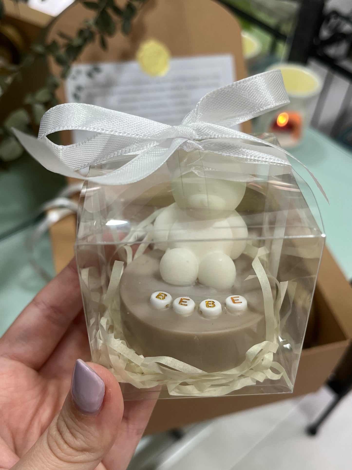 Ceramic angels acetate box