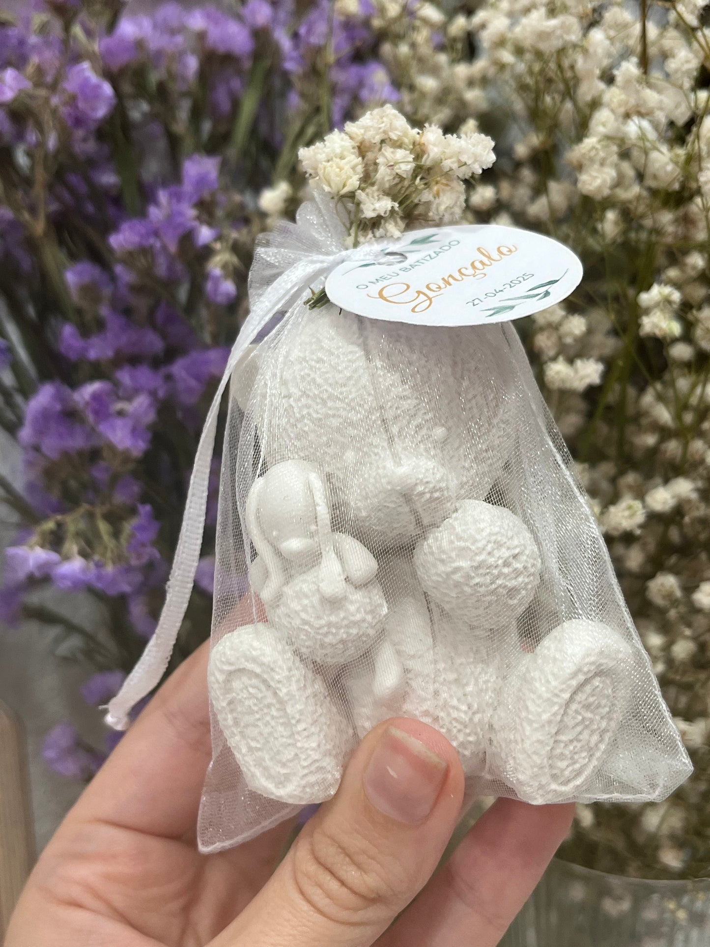 Ursinho de Cerâmica Perfumada Personalizado